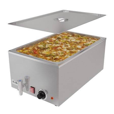 Koolmore Commercial Bain Marie Countertop Food Warmer, Soup Station, and Buffet Table Server CFW-1T